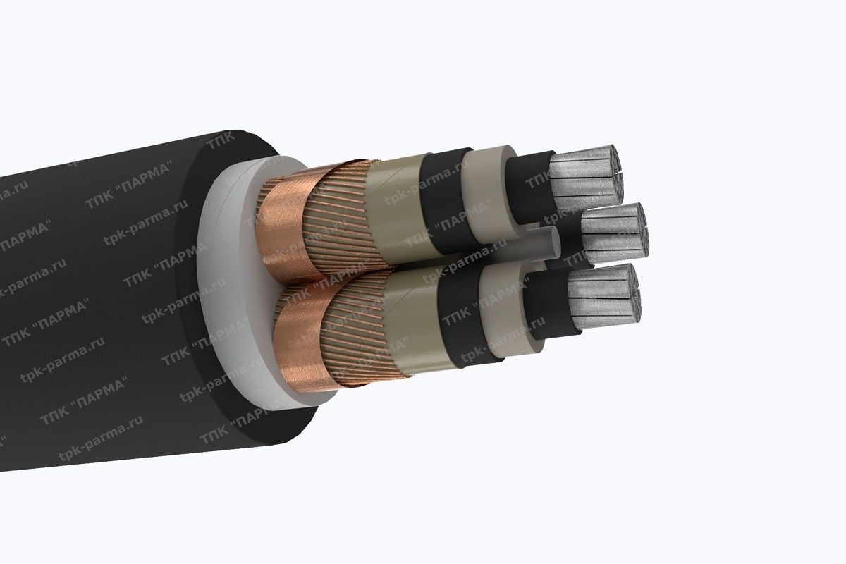 Фотография провода Кабель АПвВнг(B)-LS 3х185/95 - 10кВ